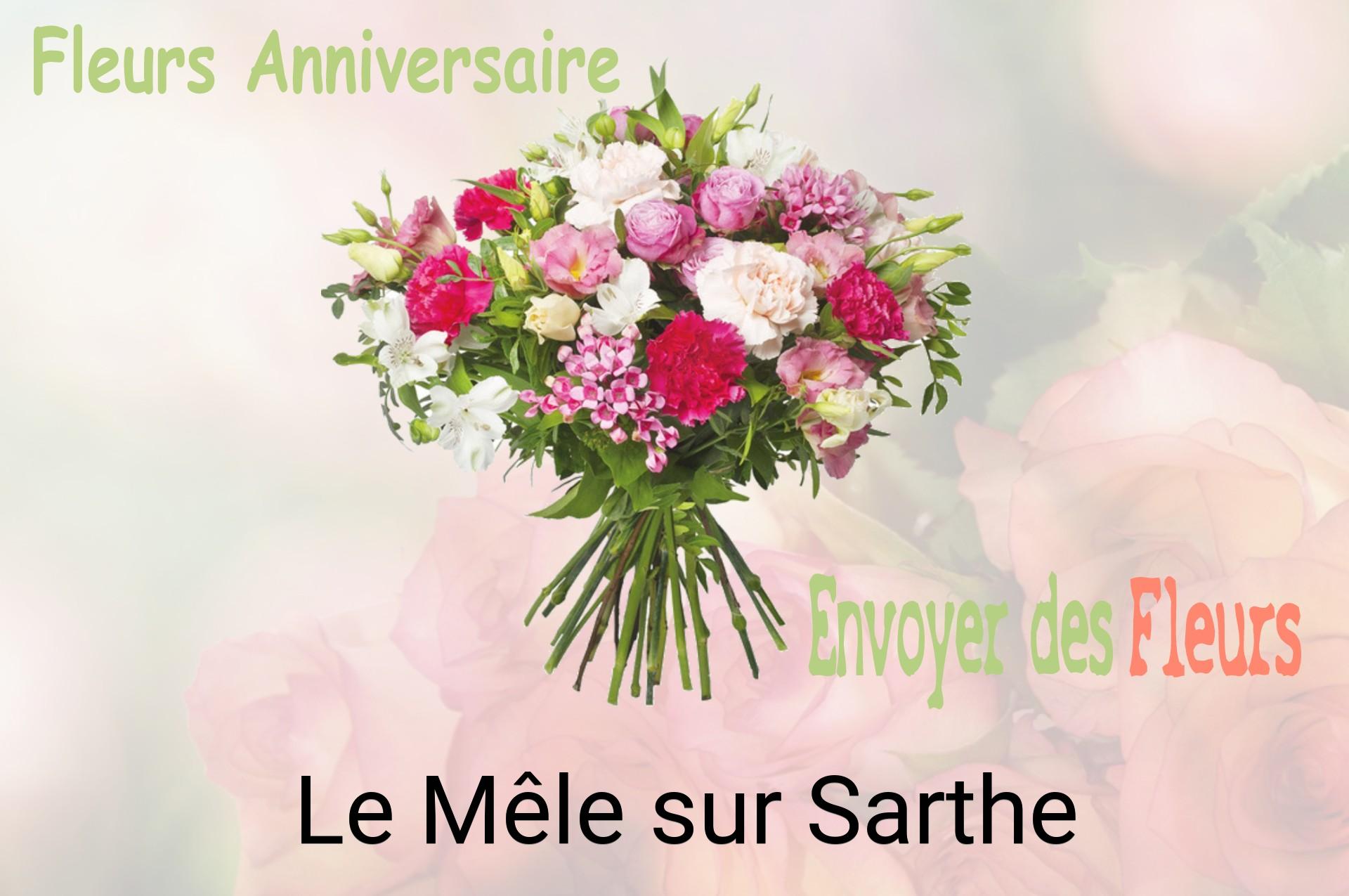 Bouquet de fleurs d’anniversaire livré à Le Mêle-sur-Sarthe